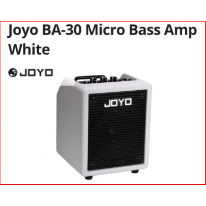 JOYO BA-30 VIBE CUBE MICRO AMP BASS WHITE