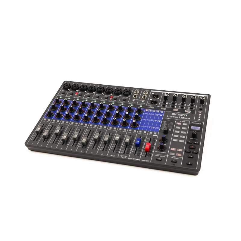 Zoom L12next Mixer digitale 12 canali, recorder, interfaccia audio e superficie di controllo
