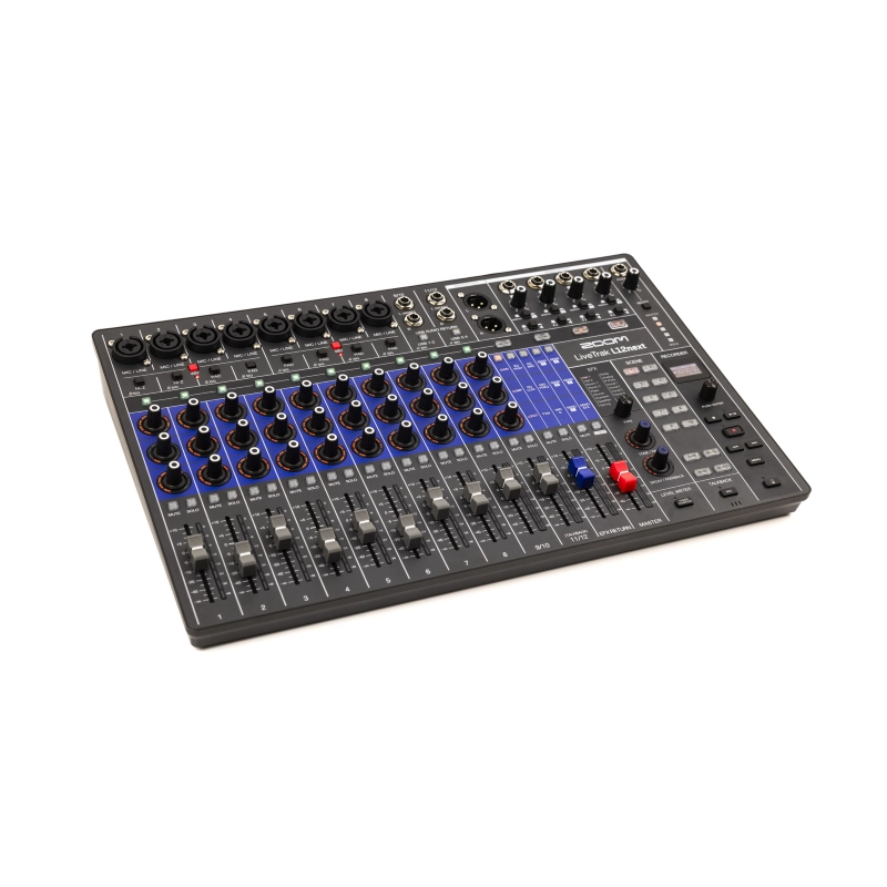 Zoom L12next Mixer digitale 12 canali, recorder, interfaccia audio e superficie di controllo