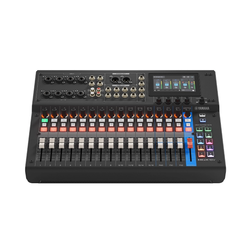 Yamaha MGX16 B Mixer 22 Canali completo di Registratore Multitraccia Finitura Nera