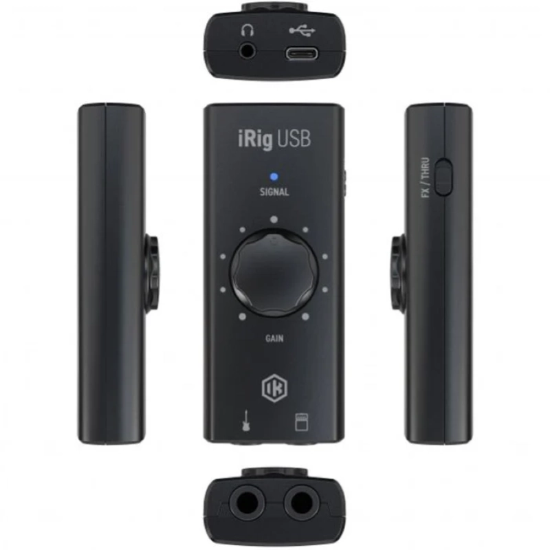 IK Multimedia iRig USB Interfaccia audio universale per chitarra/basso PC e MAC