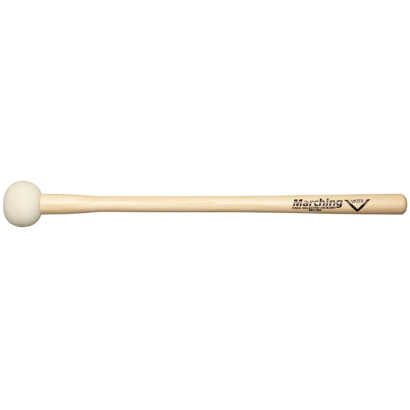 Vater MV-B2 Marching Bass Drum Mallet Battente in feltro duro Per grancasse da 20'' a 22''
