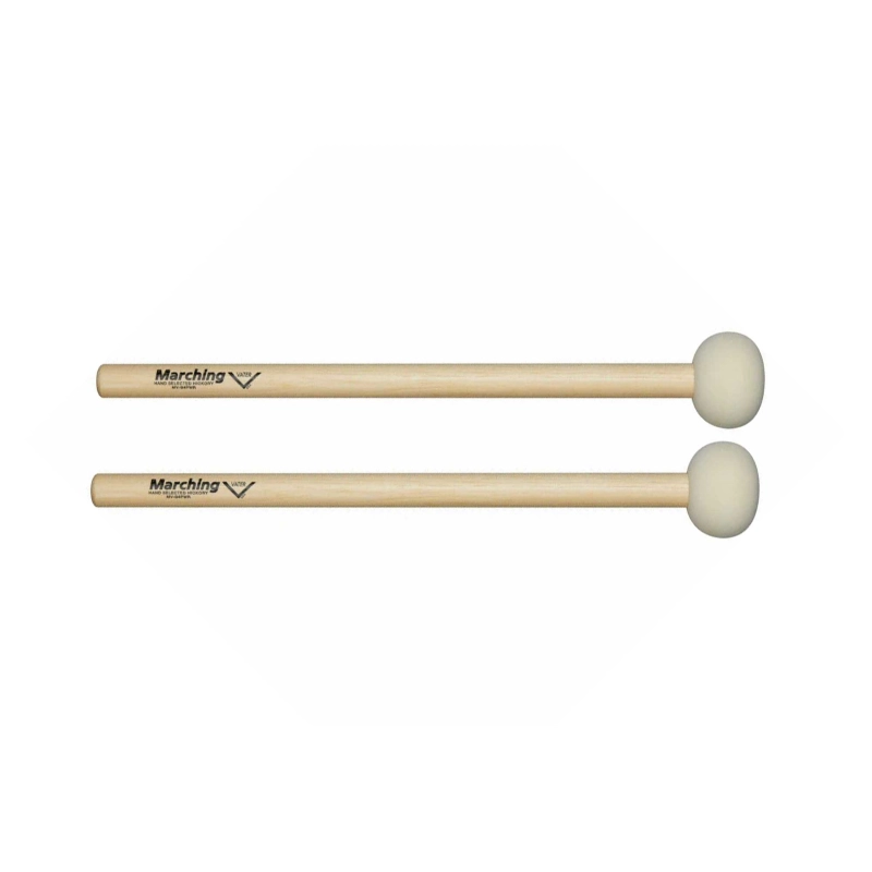 Vater MV-B4PWR Power Bass Drum Mallets Battente in feltro duro Per grancasse da 28'' a 30''
