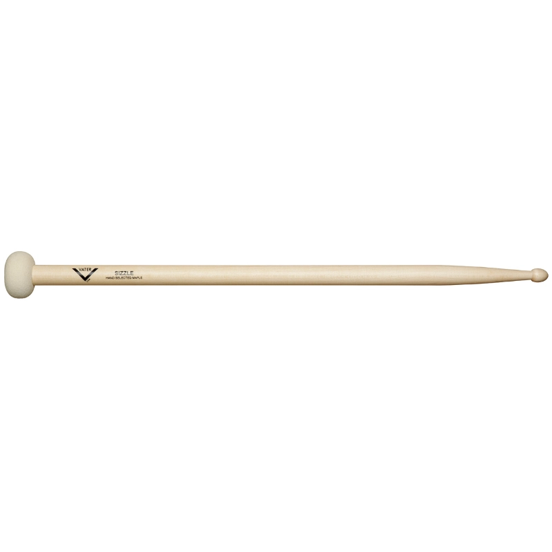 Vater VMSZL ''Sizzle Timpani, Drumset & Cymbal Mallet'' - L: 16 1/4'' | 41.27cm D: 0.610'' | 1.55cm - Sugar Maple
