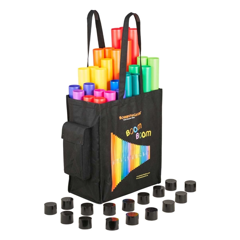 Boomwhackers ABW-Set04 Basic School Set, 28 tubi + 8 tappi