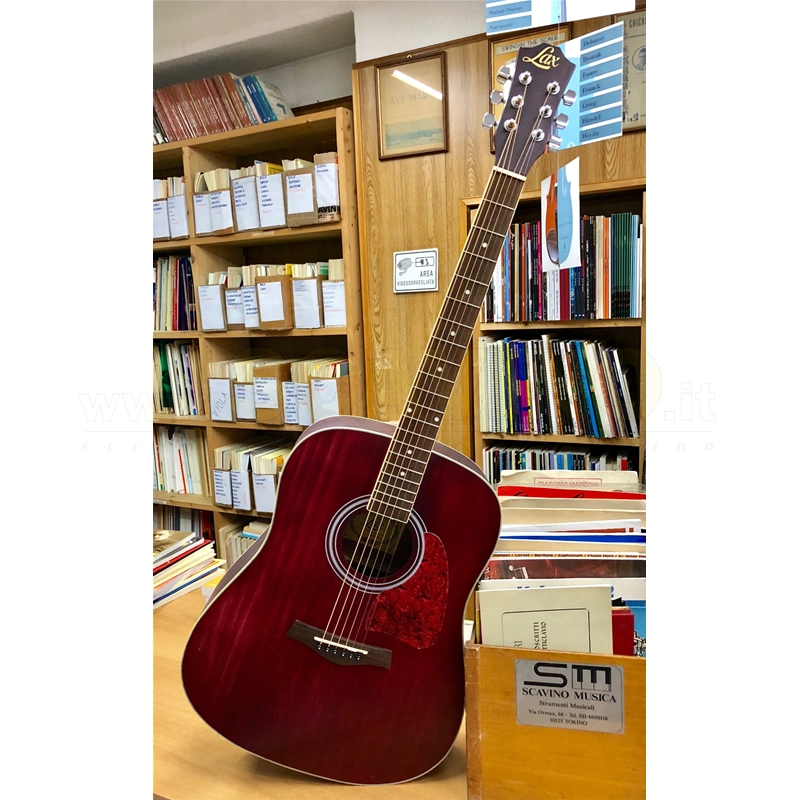 LAX Chitarra Acustica IW-240MBR Colore Wine