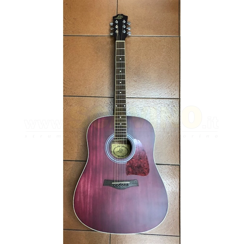 LAX Chitarra Acustica IW-240MBR Colore Wine