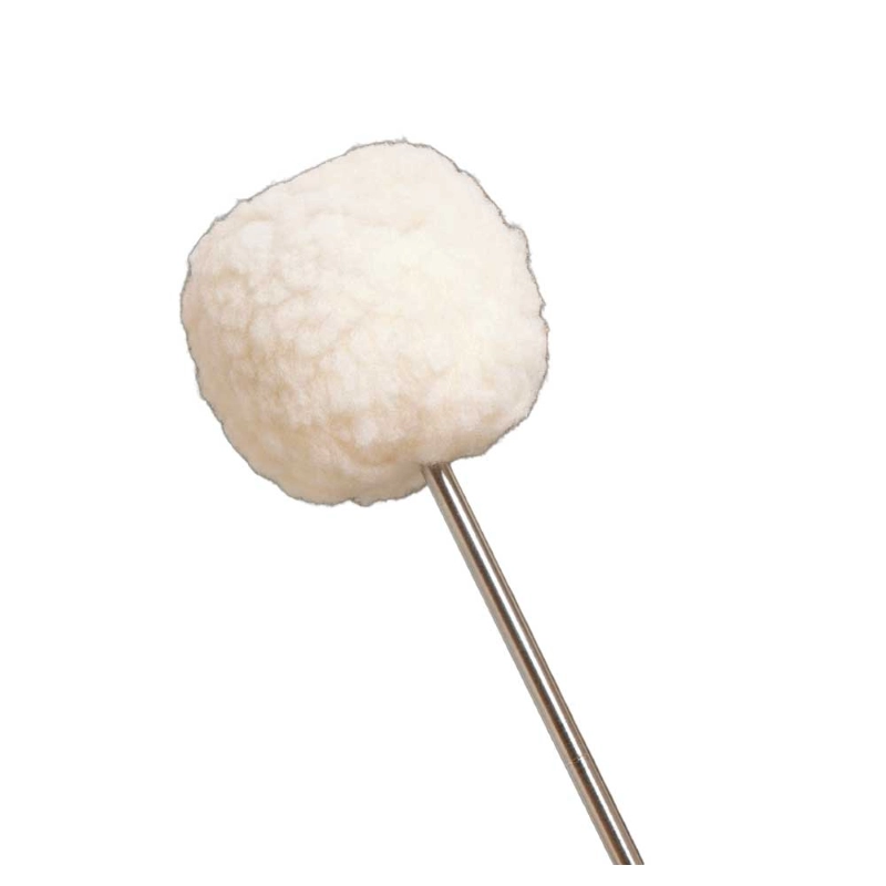 Vater VBLRB ''Long Range Vintage Bomber Bass Drum Beater'' - Battente in lana sintetica/Asta in acciaio lunga