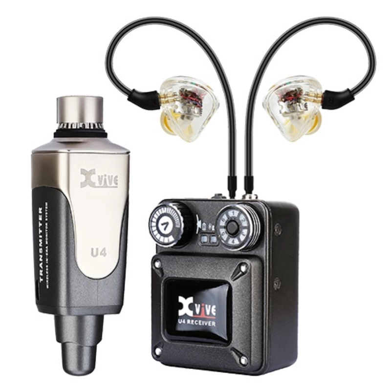 Xvive U4T9 Bundle Sistema wirelss + Auricolari In-Ear
