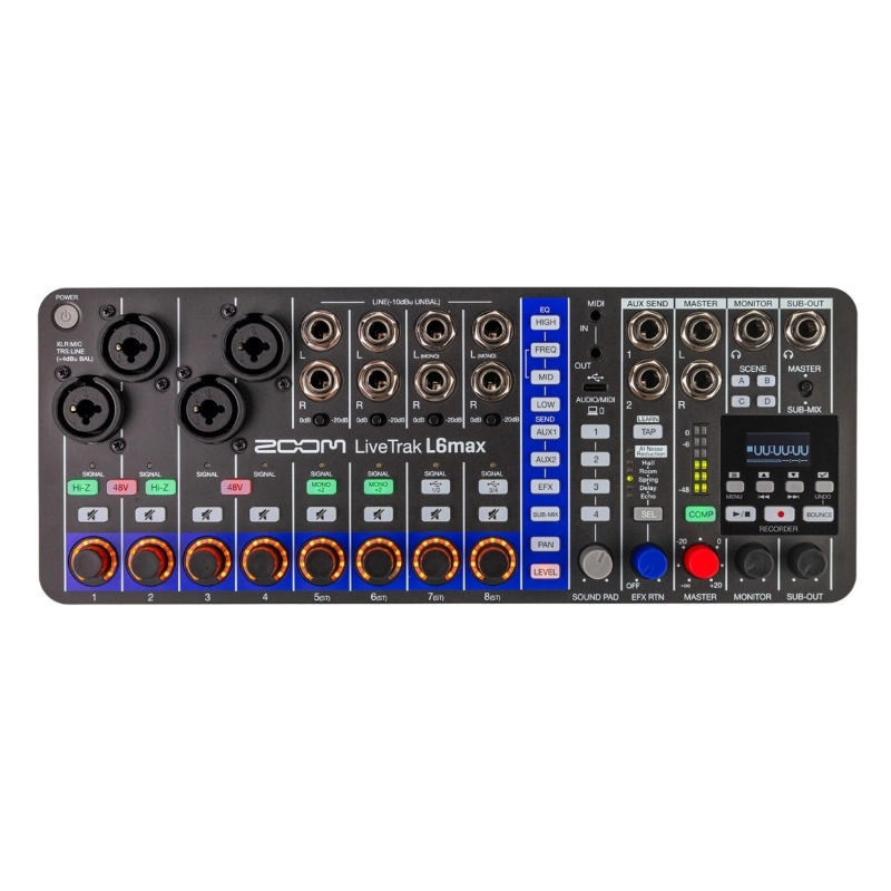 ZOOM L6max Mixer Digitale 12 Canali 32 Bit