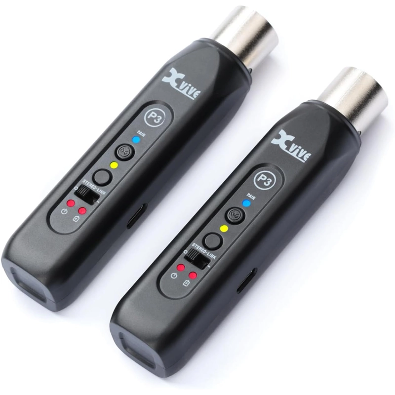 Xvive P3D Coppia Adattatori Bluetooth XLR