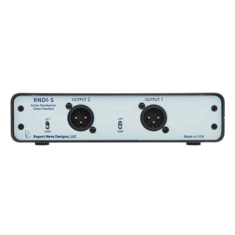 Rupert Neve Designs RNDI S DI Box Stereo con Trasformatore Neve per Strumenti o Speaker