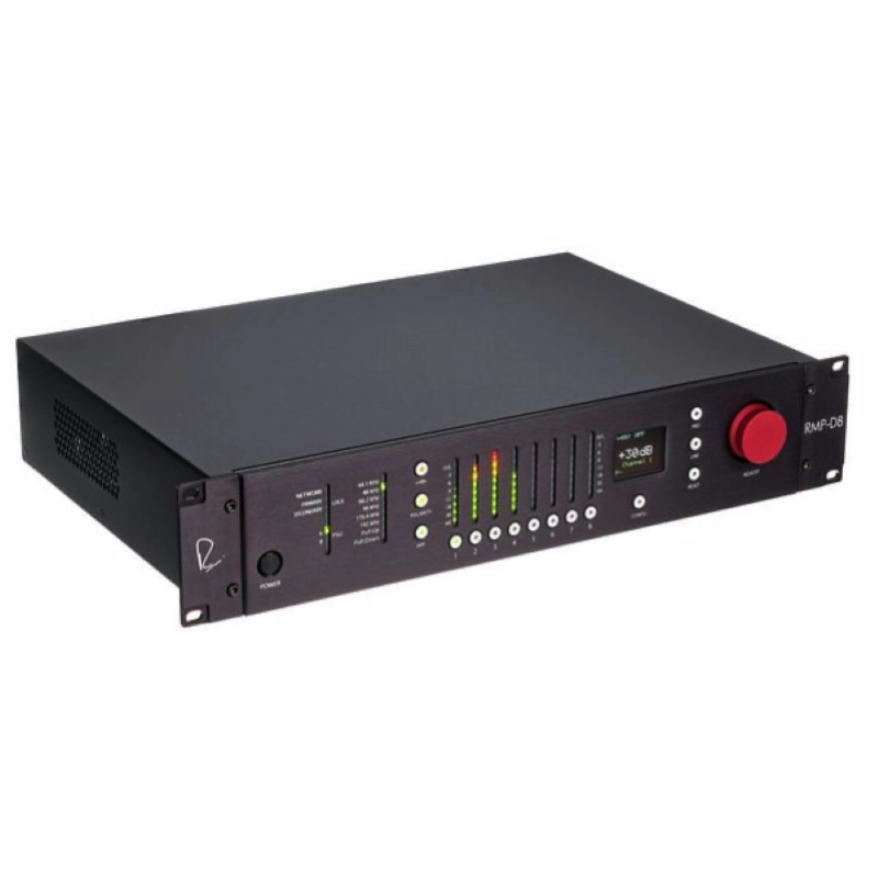 Rupert Neve Designs RMP D8 Preamplificatore Microfonico e ADC 8 Canali con Dante e AES