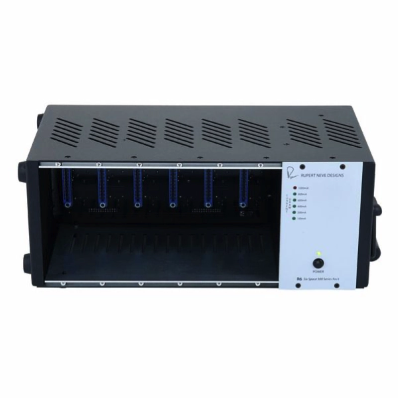 Rupert Neve Designs R6 Six Space 500 Series Rack Alimentatore per Moduli Serie 500 6 Slot