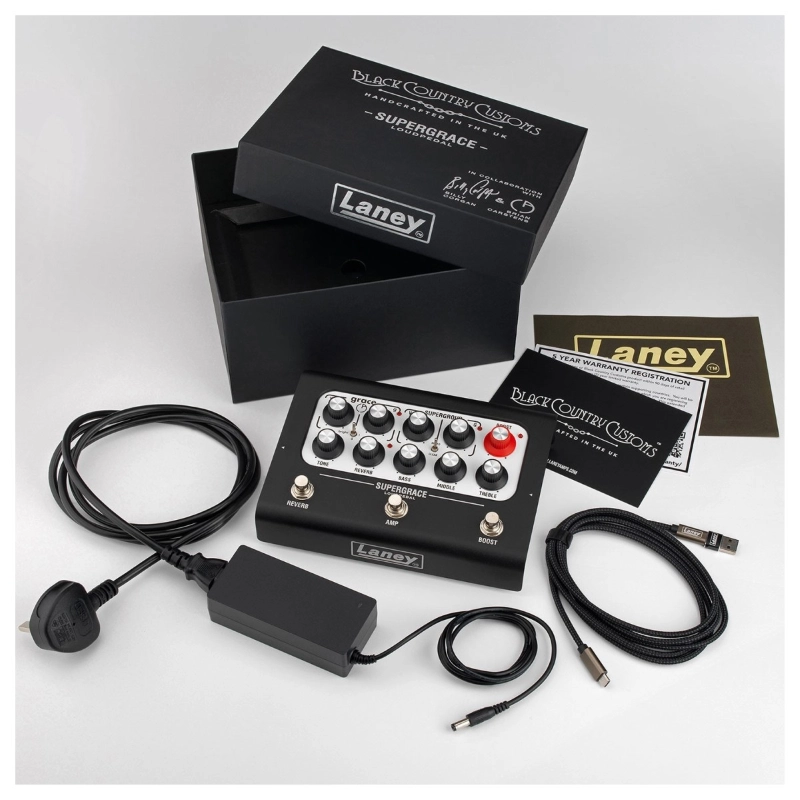 Laney Black Country Customs Billy Corgan SUPERGRACE 60W Amp Pedal