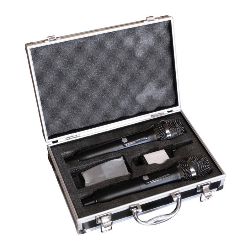 ACEMIC Q2/M1 Doppio Radiomicrofono Palmare 20 canali UHF 600-937 MHz