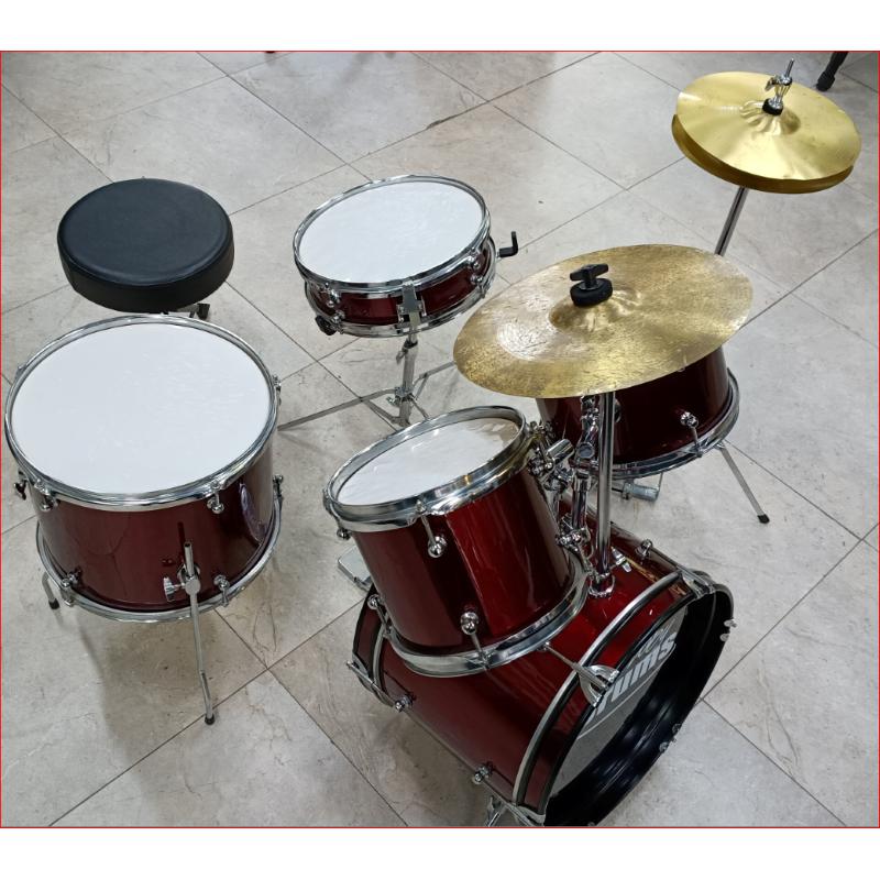 usaato Batteria Junior Acustica 5 pz.completa di piatti