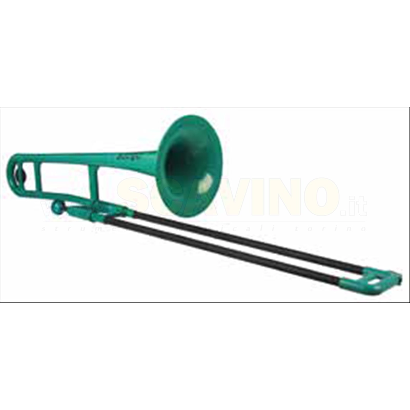 pBone Trombone Tenore in Plastica Verde