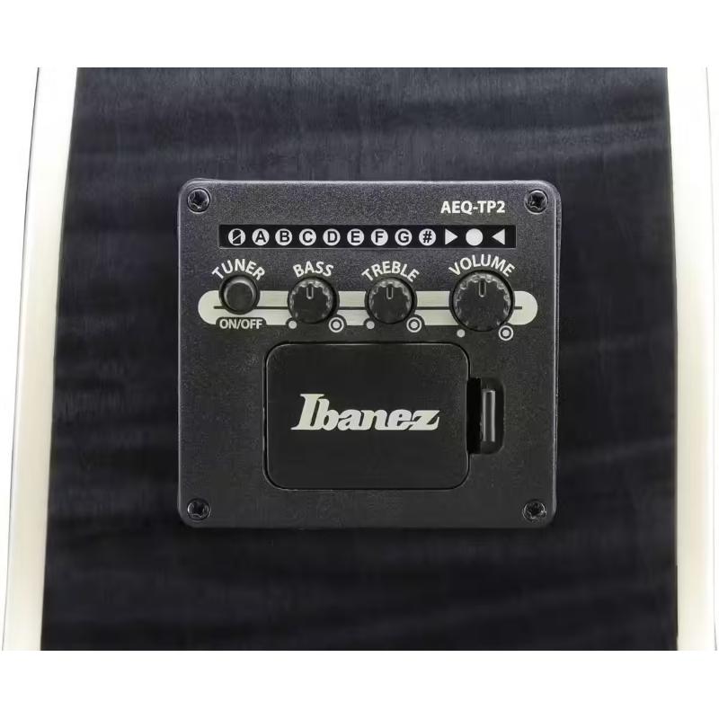 Ibanez AE170TBK Transparent Black Chitarra Acustica Elettrificata