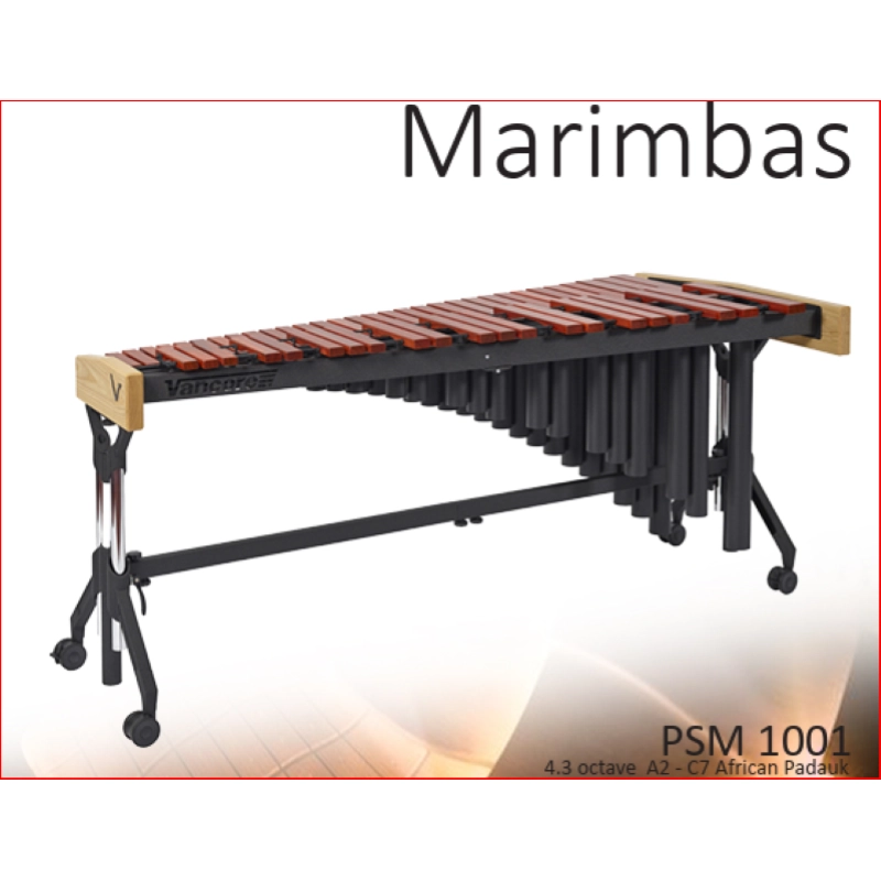 VANCORE Marimba PSM 1001 A2-C7 Padouk 4.3 ottave, mm.65-40