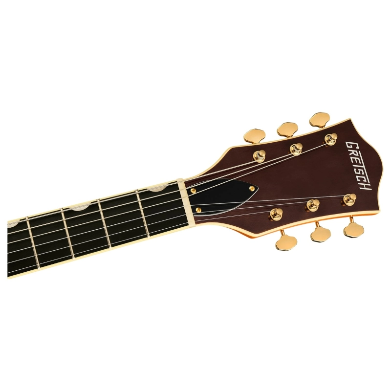 Gretsch Synchromatic™ Nashville™ Hollow Body Single-Cut with Bigsby®, Ebony Fingerboard, 50's Orange Stain