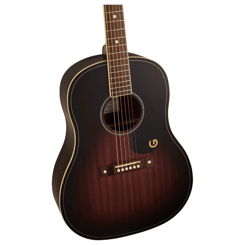 Gretsch Jim Dandy™ Dreadnought, Walnut Fingerboard, Black Pickguard, Deep Cherry Burst