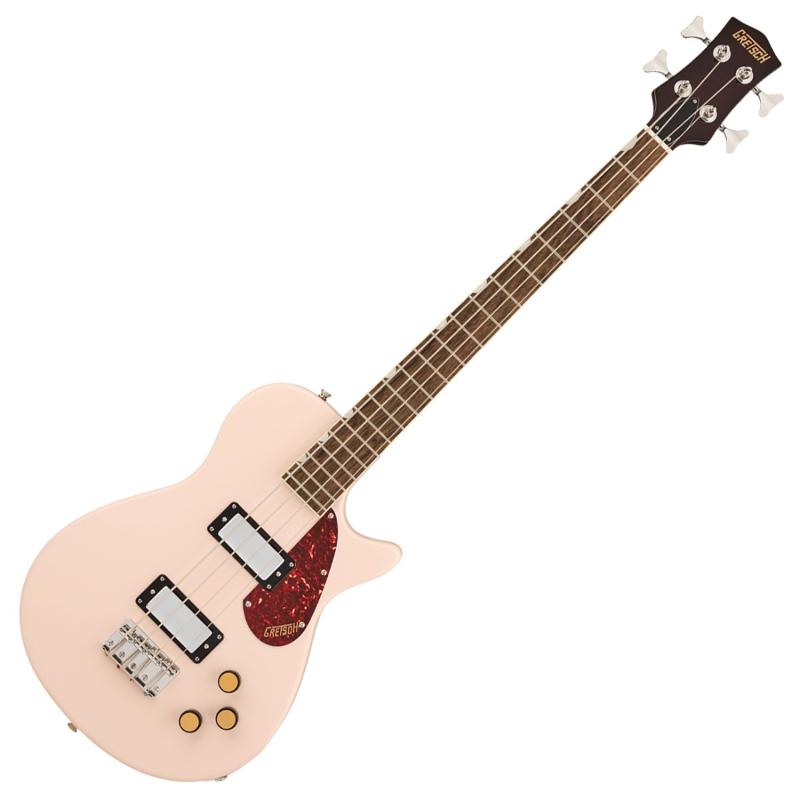 Gretsch Streamliner™ Jet™ Club Bass Single-Cut, Laurel Fingerboard, Shell Pink