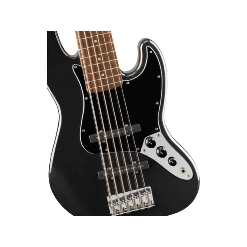 Fender Squier Affinity Series™ Jazz Bass® VI, Laurel Fingerboard, Black Metallic 0378671565