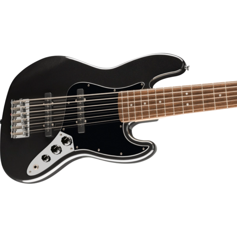 Fender Squier Affinity Series™ Jazz Bass® VI, Laurel Fingerboard, Black Metallic 0378671565