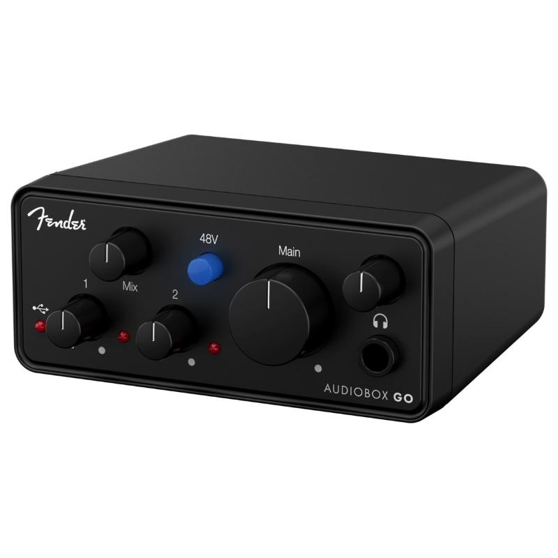 Fender AudioBox Go Black Interfaccia Audio USB C 2 In 2 Out