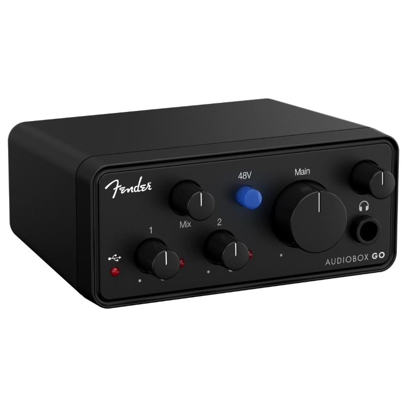 Fender AudioBox Go Black Interfaccia Audio USB C 2 In 2 Out