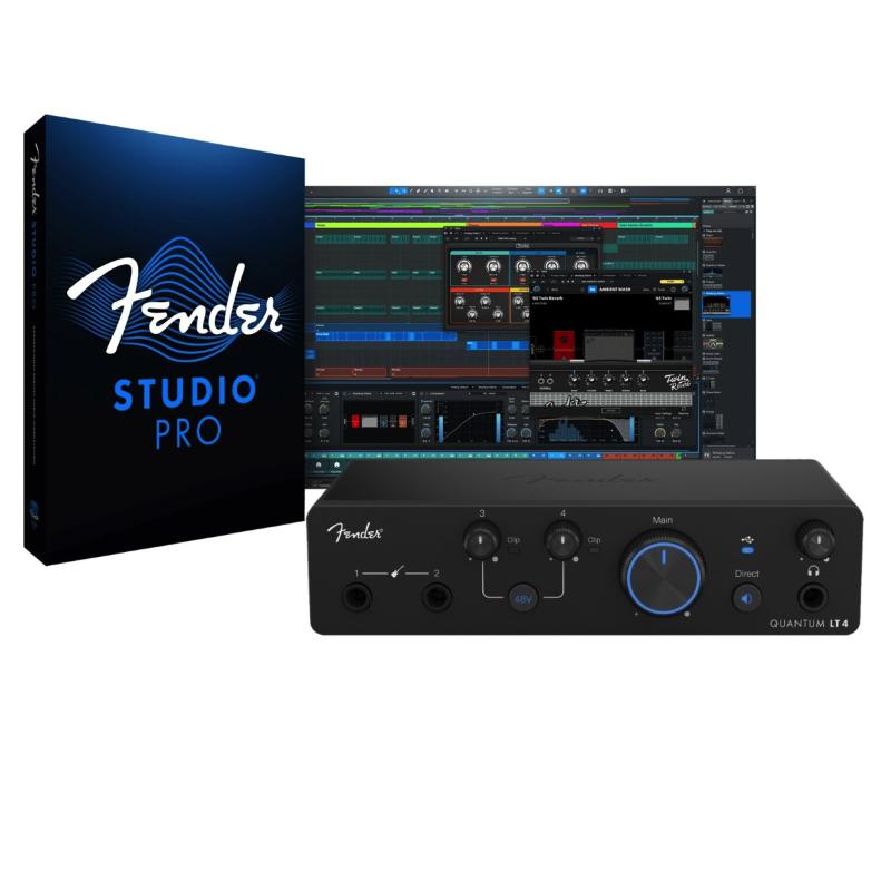 Fender Quantum LT4 Interfaccia Audio USB C 4 In 2 Out