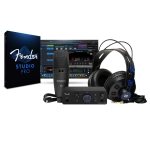 Fender Quantum LT Creator Bundle Kit Completo per la Registrazione con Cuffia Microfono e Scheda Audio