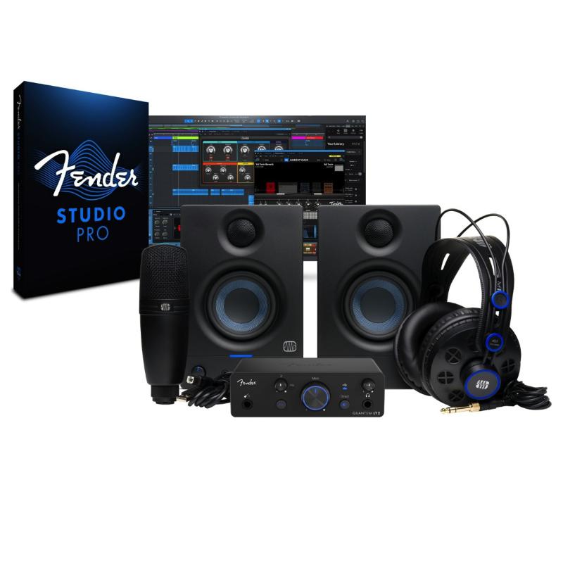 Fender Quantum LT Complete Bundle Set Completo per la Registrazione