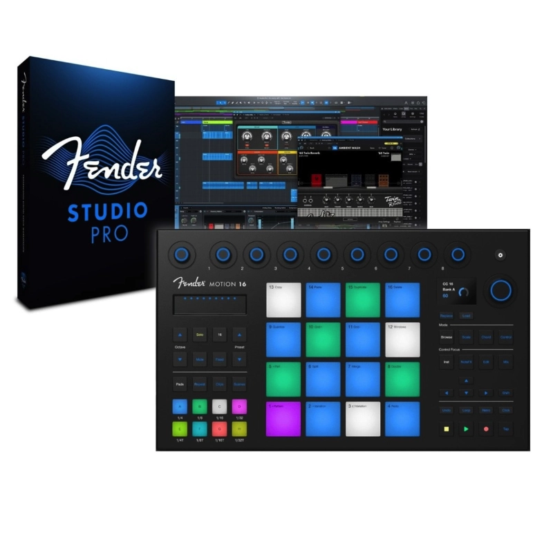 Fender Motion 16 Controller Midi con Pad Fatar e Integrazione Studio Pro