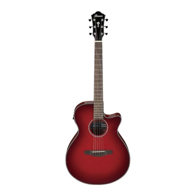 Ibanez AEG51TRH Chitarra Acustica Transparent Red High Gloss