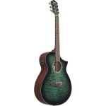 Ibanez AEWC16QATEH Chitarra Acustica Transparent Emerald Burst
