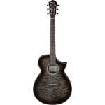 Ibanez AEWC16QATKH Transparent Black Sunburst Chitarra Acusitca