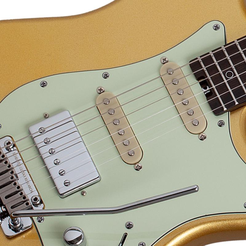 Schecter NICK JOHNSTON TRAD 10TH-HSS-ASAFFRON NICK JOHNSTON SIGNATURE TRADITIONAL 10TH ANNIVERSARY HSS