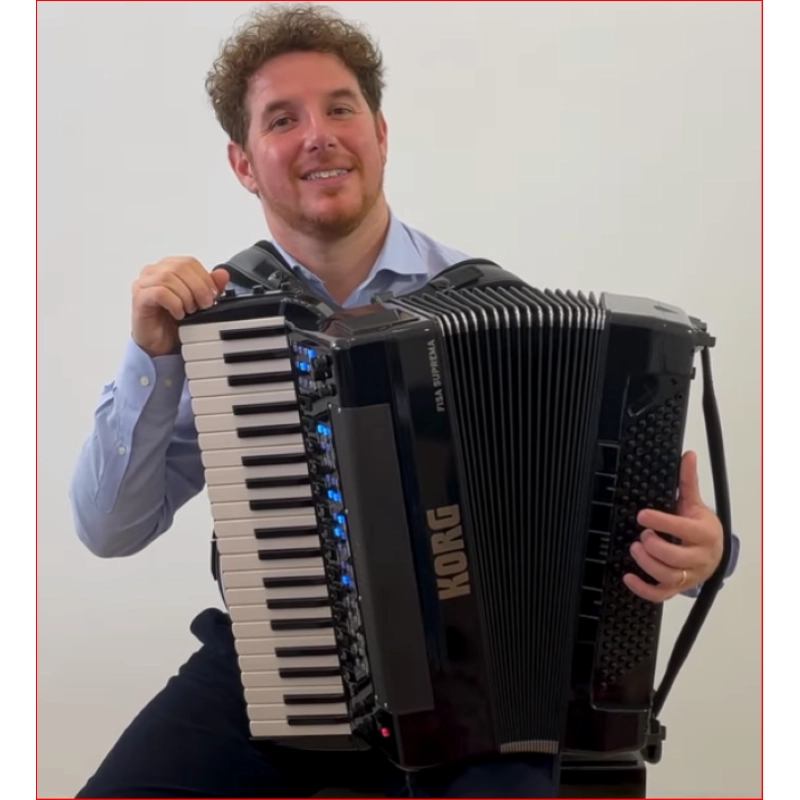 Korg Fisa Suprema Piano Fisarmonica a Piano Digitale 41 Tasti 120 Bassi con Aftertouch FA-LA
