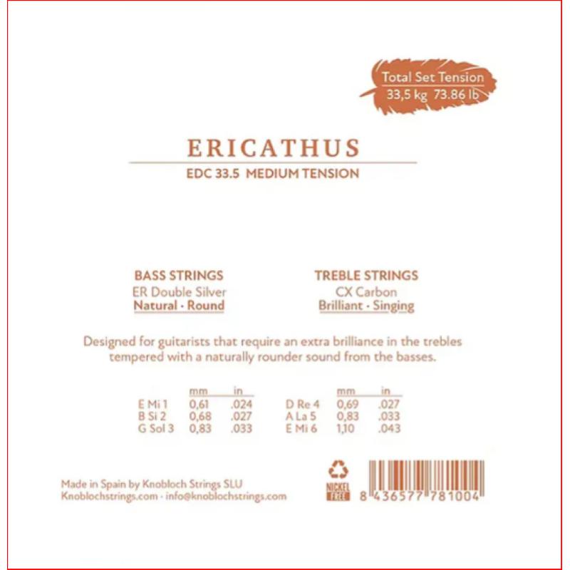 KNOBLOCH Erithacus CX EDC33.5 Medium Tension Carbonio