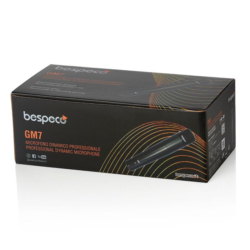 Bespeco GM7 Microfono Dinamico Cardioide per Strumenti
