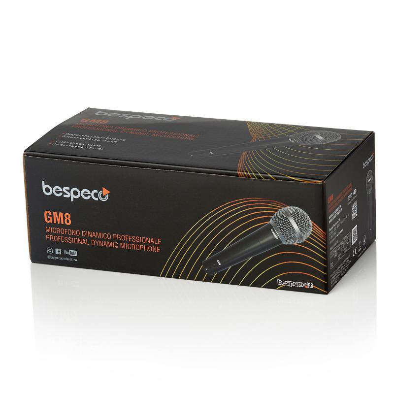 Bespeco GM8 Microfono Dinamico Cardioide per Voce