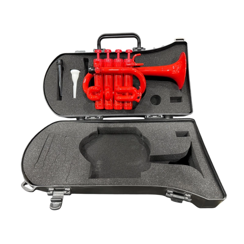 TIGER Trombino Piccolo Sib/La in Plastica Rosso