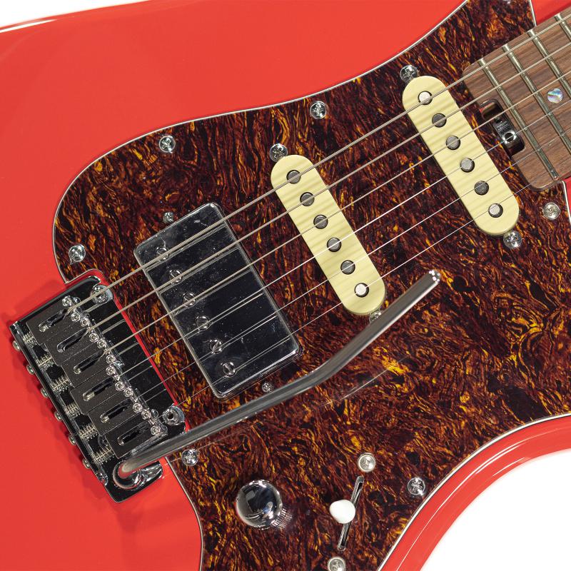 R66 Schecter Custom Traditional Santa Fe Sunset Red