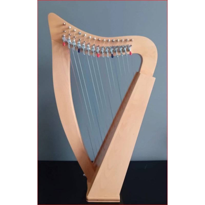 HALIFAX Arpa Baby 15 Corde con levette, colore natural