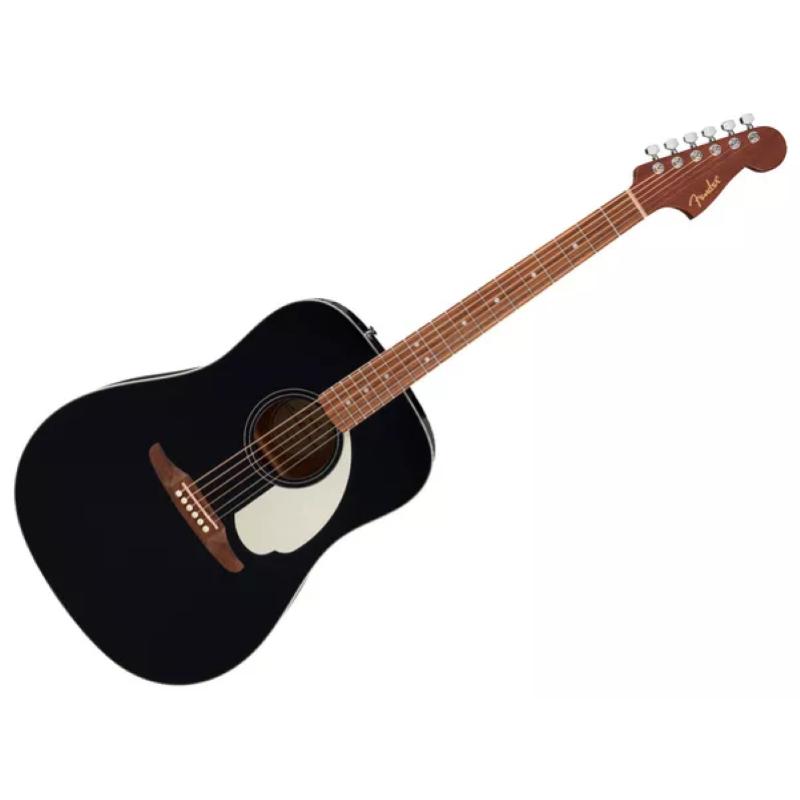 Fender California Standard Redondo™, Spruce Top, Ivory Pickguard, Black