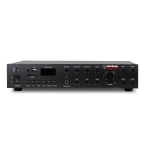 Audio Design PA 4A250-PH Amplificatore PA 8 Ohm 70/100 V a 4 zone con controllo volume 250 W + Al. Phantom