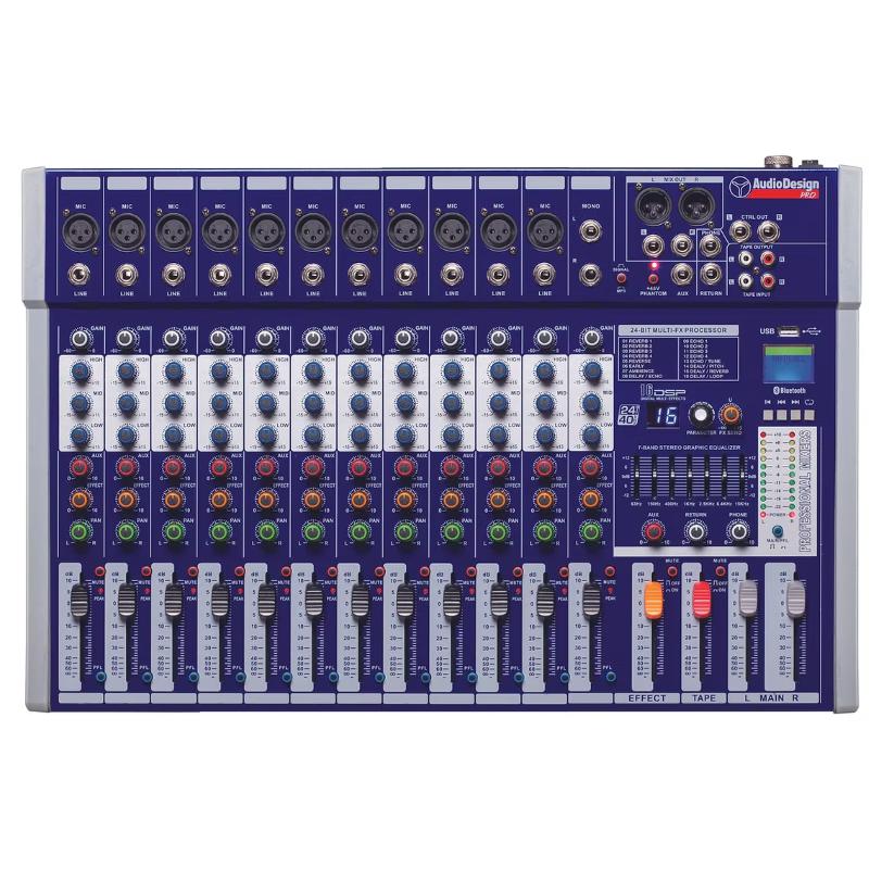 Audio Design PAMX2 1111 Mixer 11+1+1 canali + USB e BT