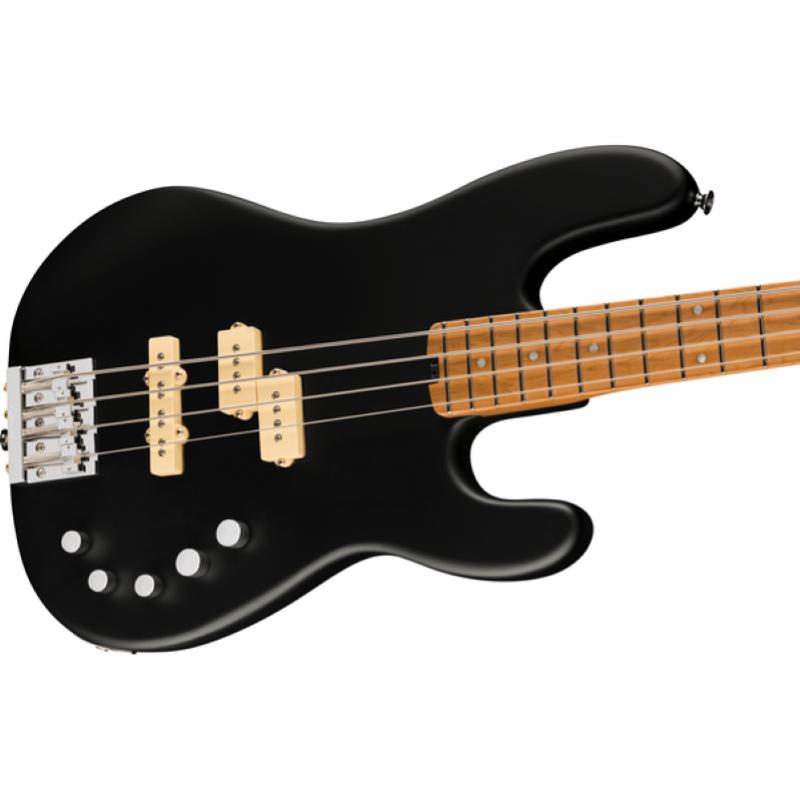 Charvel Pro-Mod San Dimas® Bass PJ IV, Caramelized Maple Fingerboard, Satin Black